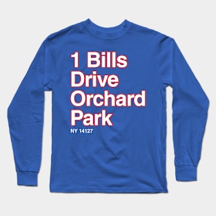Buffalo Bills Football Stadium Long Sleeve T-Shirt